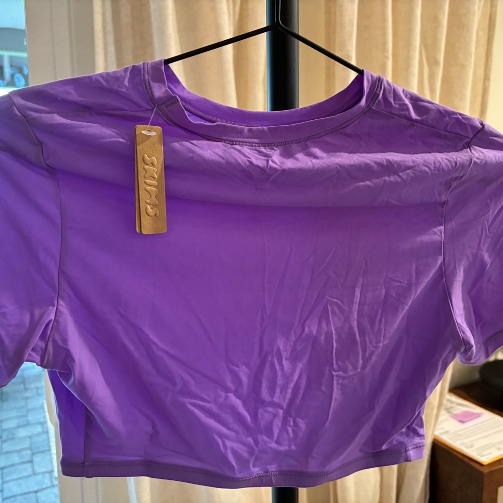 Skims violet crop top